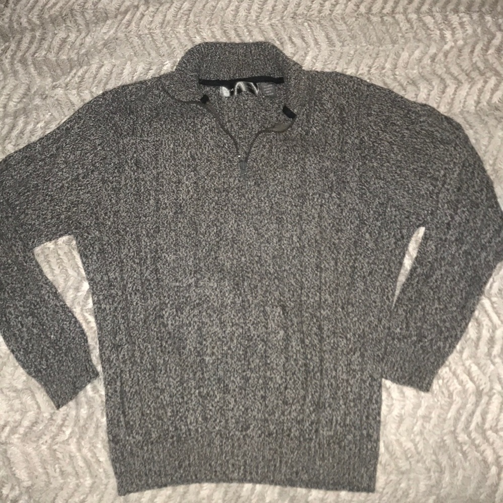 Oscar de la Renta Charcoal Grey Sweater